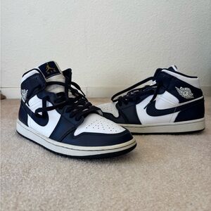 Jordan 1 Mid Armory Navy Size 10